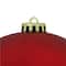 8" Red Shatterproof Matte Commercial Christmas Ball Ornament